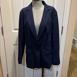 Classic Navy Women's Suit Jacket
